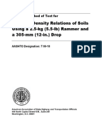 Moisture-Density Relations of Soils Using A 2.5-kg (5.5-lb) Rammer and A 305-mm (12-In.) Drop