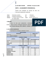 P.C.O. 62-2020 - Acabamento Residêncial - Franciane e Leandro