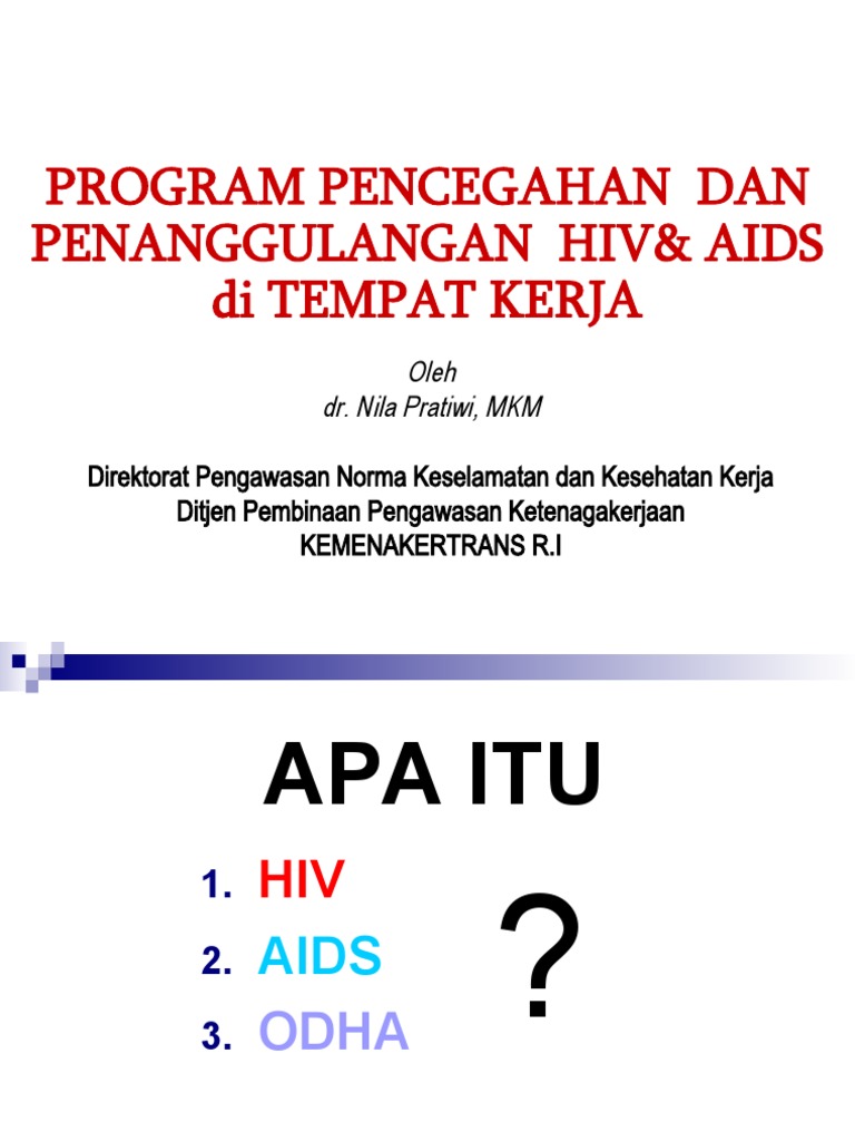 Pencegahan HIV/AIDS di Tempat Kerja | PDF