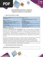 Syllabus Del Curso Historia de Las Matemáticas