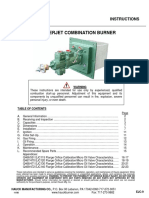 Ejc Enerjet Combination Burner: Instructions