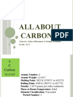 All About Carbon: Done By: Aisha Almaamari & Fatima Alshamsi Grade: 10-A