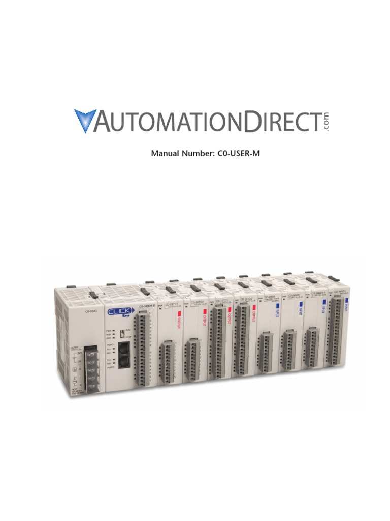 Manual PLC Click Koyo | PDF | Programmable Logic Controller | Input/Output
