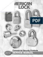 American Lock Service Manual