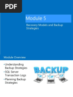 Recovery Models and Backup Strategies