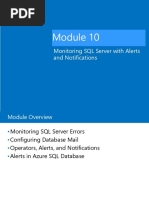 Monitoring SQL Server With Alerts and Notifications