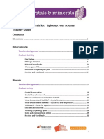 Crystals and Minerals Kit Spice Up Your Science! Teacher Guide