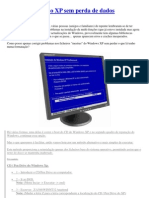 Formatar XP Sem Perda de Dados