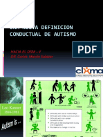 UNA NUEVA DEFINICION CONDUCTUAL DE aUTISMO