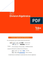 5to Uni X Sem 2 - Divisiones Algebraicas