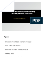 Li-Ion Batteries and Battery Management Systems: Punamchandra Kulkarni