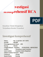 Investigasi Komprehensif RCA Reaksi Alergi Transfusi