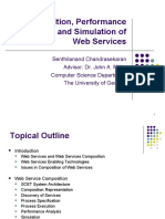 Composition, Performance Analysis and Simulation of Web Services