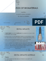 Application of Biomaterials: Al-Ahliyya Amman University Dr. Amani Al-Ghraibah