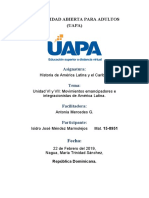 Unidad VI y VII Movimientos Emancipadores e Integracionistas de América Latina