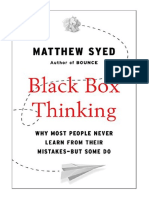 Black Box Thinking Why Most People Never PDF