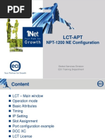 LCT APT NPT-1200 Configuration