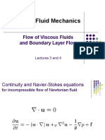 Flow of Viscous Fluids and Boundary Layer Flow