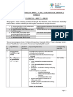 Food & Beverage - Steward Curriculum Q 0301