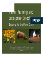 Farm Planning and Enterprise Selection