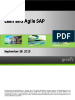 Lean and Agile SAP