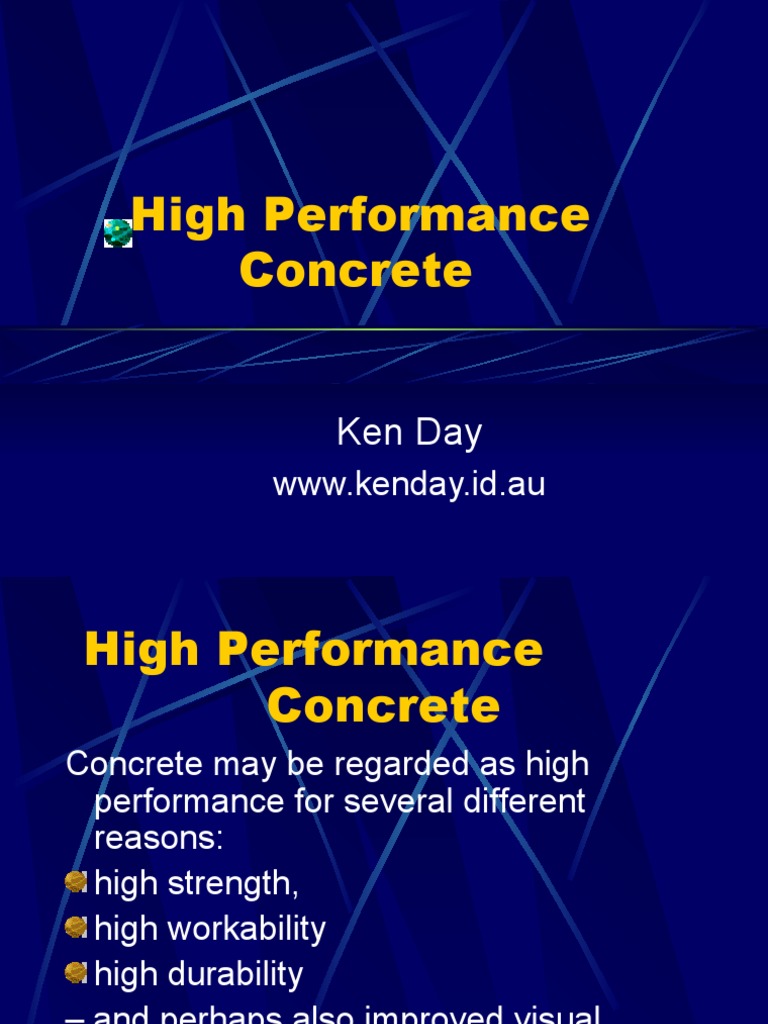 High Performance Concrete Insights | PDF | Concrete | Building Materials