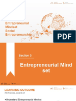Entrepreneurial Mindset and Social Entrepreneurship