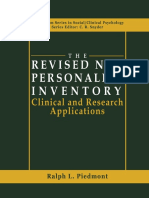 The Revised NEO Personality Inventory - Clinical and Research Applications PDF