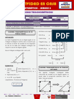 SEMANA 8 - RAZONES TRIGONOMÉTRICAS (5to MATEMÁTICA)