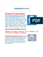 Products of Askari Bank