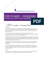 COVID-19 Insights - Emerging Risks