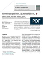 Investigations in Physical Mechanism of The Oxidative Desulfurization Process Assisted Simultaneously by Phase Transfer Agent and Ultrasound PDF