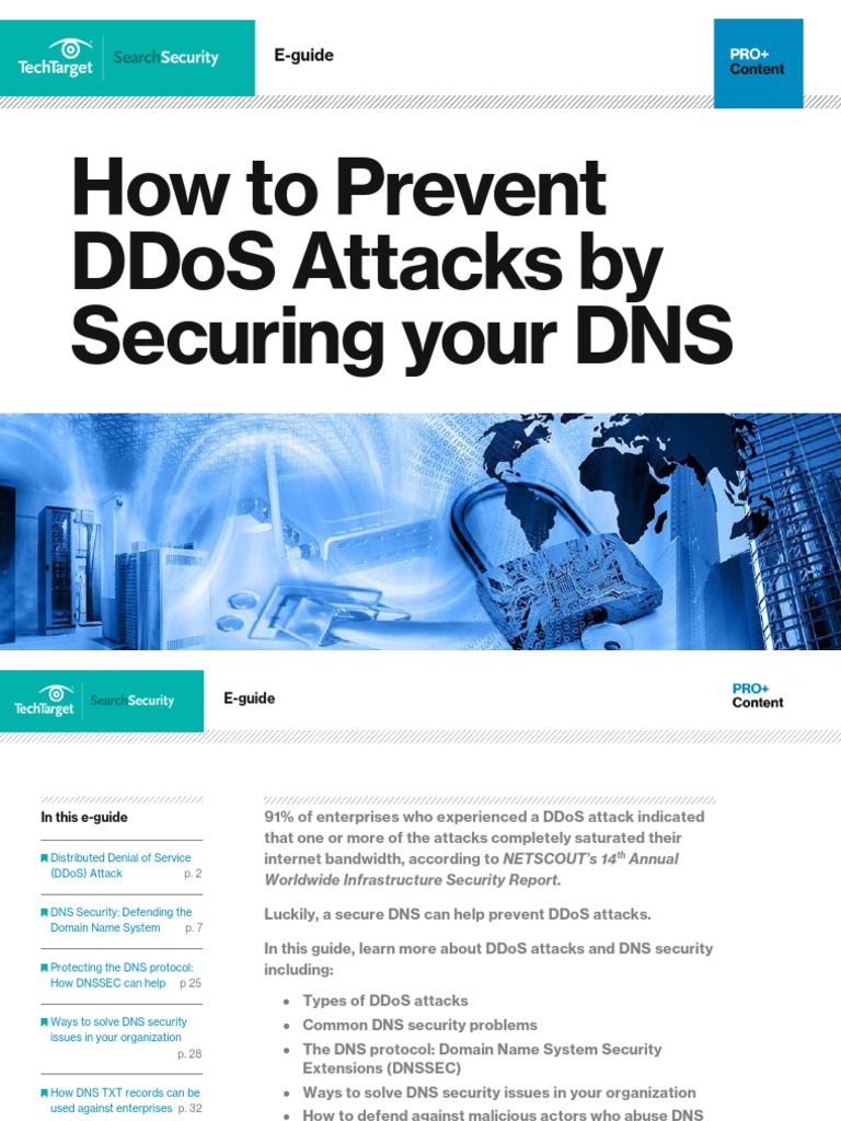 How To Prevent DDoS Attacks by Securing Your DNS | PDF | Denial Of ...