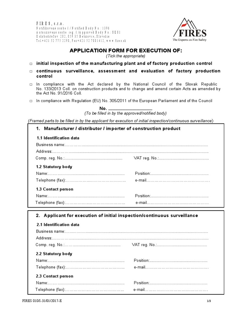 Construction Product Inspection Application | PDF | Government ...