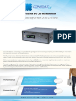 Portable Signal From 25 To 27.8 GHZ: Consultix 5G CW Transmitter