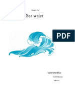 Sea Water: Submitted by