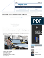 Difusión de Telas en La Industria de La Confección - Industria de La Confección