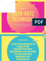 Kato-Katz Technique: Gaviola. Gayamo. Guiyab. Herman. Jaquiaca