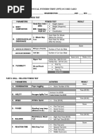 PFT Scorecard Template