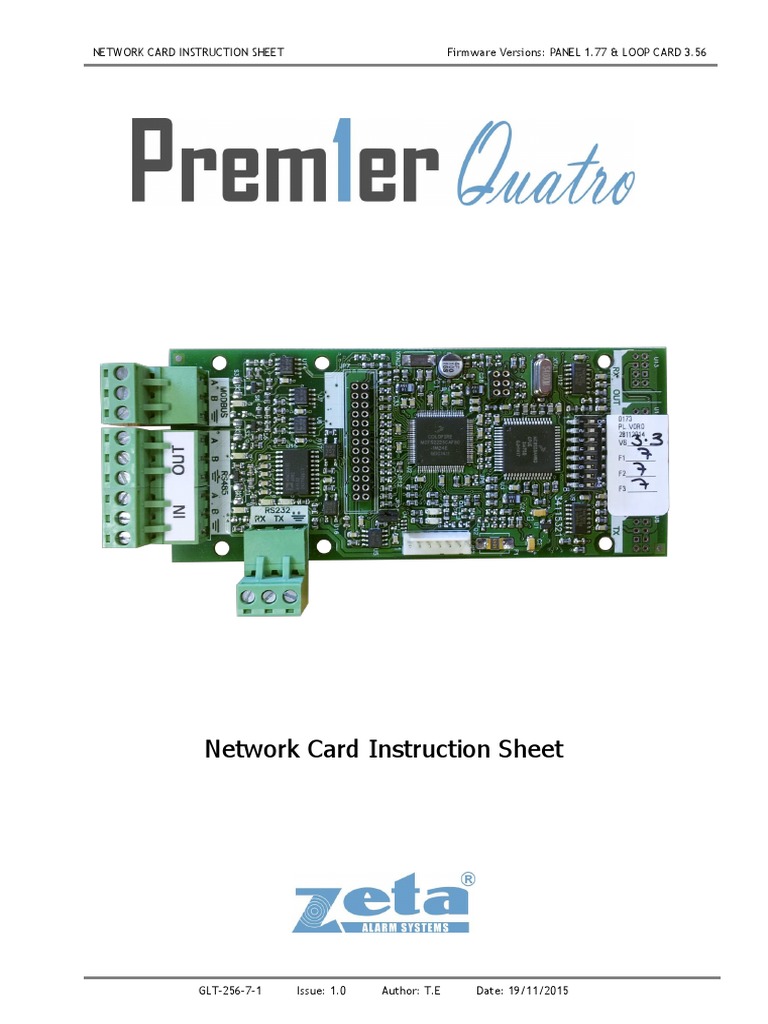 Network Card Installation Guide | PDF | Computer Network ...