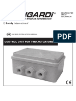 Control Unit For Two Actuators: Use and Installation Manual