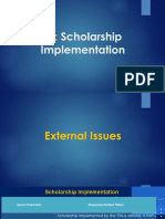 Scholarship Implementation (Dir. Lenny Carreon)