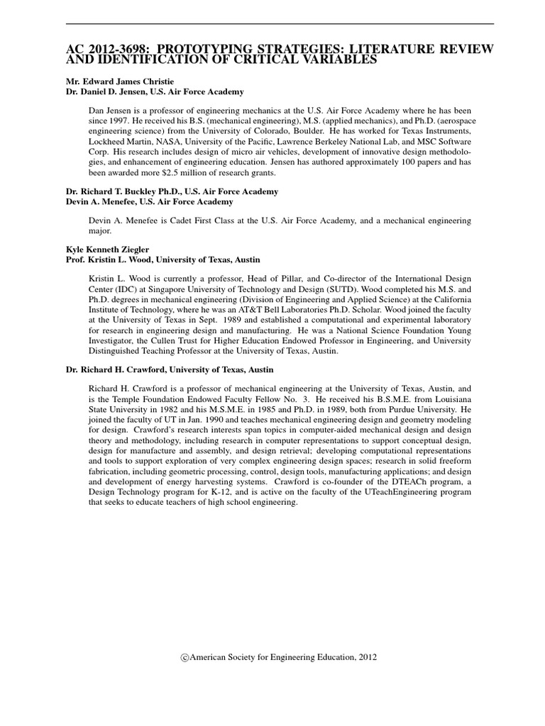 Ac 20123698 Prototyping Strategies Literature Review and