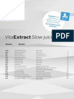 Vitaextract Slow Juicer: Register Your Welcome