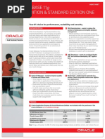 Oracle Database 11G Standard Edition & Standard Edition One: Your #1 Choice For Performance, Scalability and Security