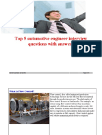 Top 5 Automotive Engineer Interview Questions With Answers