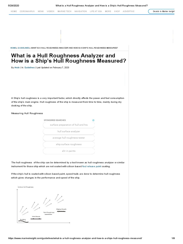 What Is A Hull Roughness Analyzer and How Is A Ship's Hull Roughness ...