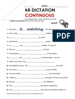 Worksheet - Present Continuous