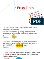 Clases de Fracciones