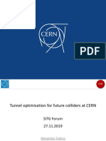 Tunnel Optimisation For Future Colliders at Cern 26112019 - Final